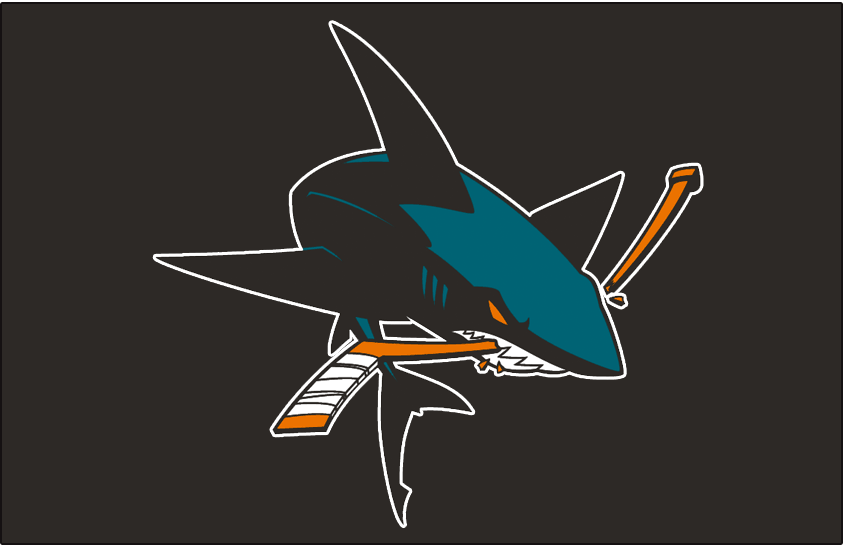 San Jose Sharks 2008-2017 Jersey Logo iron on heat transfer